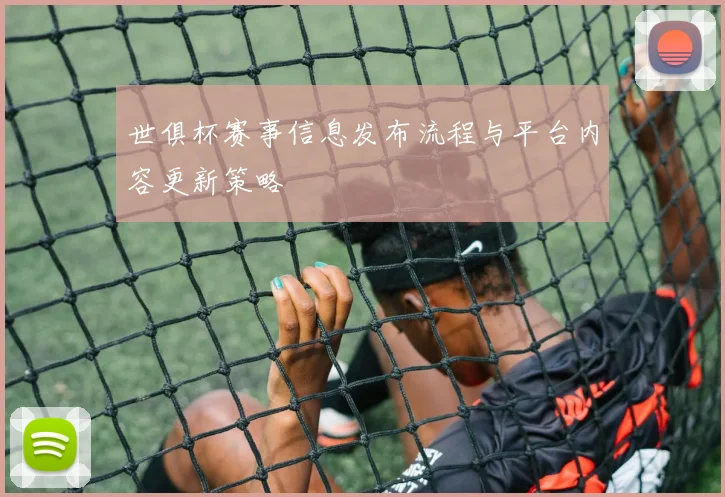 世俱杯赛事信息发布流程与平台内容更新策略
